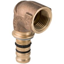 16 mm Rotguss Geberit Mepla Übergang mit IG 1/2" 